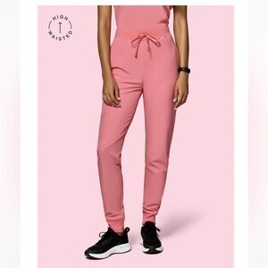 High Waisted Joggers Peony